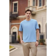 New Performance Premium Basic T-Shirt %61,7 Pamuk%34,7 Polyester%3,6 Dut Ipeği