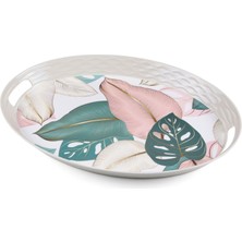 Lotus Melamin Oval Tepsi 39 x 52 cm