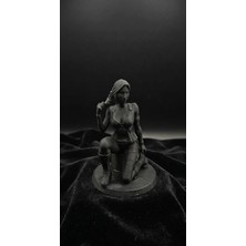 Orcyeva Tomb Raider Lara Croft 3D Baskı Figür - Siyah