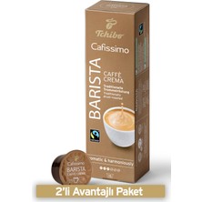 Tchibo Cafissimo Barista Caffè Crema 2 Adet Kapsül Kahve Aromatik ve Uyumlu Lezzet Deneyimi