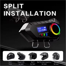 Y30 Kask Kulaklık Bluetooth Motosiklet Kulaklık Rgb Radyolu Intercom