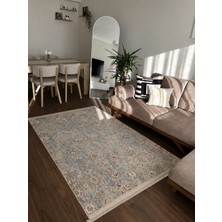 Halımax Crea Halı Panama PN06K Anadolu Motifli Krem Vintage Salon Mutfak Koridor Halısı Etnik Yolluk