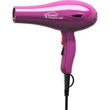Hector Super Tornado 5200 Fön Makinesi 2400W Lila 3 Kademe Hız Ayarı ile Profesyonel Kullanım