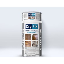 Dryfix Glassy 100 2 kg Şeffaf Su İzolasyonu, Teras ve Balkon İçin UV Dayanımlı Kaplama