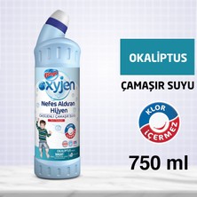 Bingo Oksijenli Çamaşır Suyu 750 ml Okaliptüs ile Derinlemesine Temizlik ve Yerli Üretim