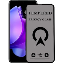 Kzy Tecno Spark 9t ile Uyumlu Tam Kaplayan Privacy Hayalet Temperli Ekran Koruycu Cam