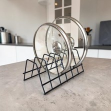 Bereka Tabaklık Rafı- Tencere Kapak Düzenleyici-Tabak Kurutmalık -6 Bölmeli Tabak
