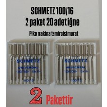 Schmetz 100/16 Universal Dikiş Iğnesi (2 paket 20 adet iğne)