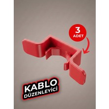 Yadu Küçük Ev Aletleri Kablo Düzenleyici Kitchenaid, Mikser, Fritöz, Tüm Ev Aletleri ile Uyumlu 3 Adet