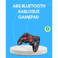 Uzun Pil Ömürlü Kablosuz Oyun Kumandası Pc Telefon Tablet Için
