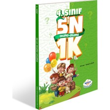 Öğretmen Evde Yayınları 4. Sınıf 5N1K Okuma Anlama Kitabı Aktivite Kitapları 80 Sayfa