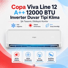 Copa Viva Line 12 A++ 12000 Btu Inverter Duvar Tipi Klima
