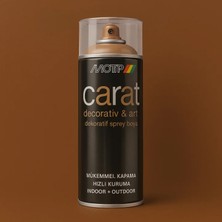 Motip Carat Dekoratif Sprey Boya 400ML Sütlü Kahve Parlak Renk Ral 8001