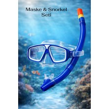 Premini Yetişkinler Için Renkli Maske ve Snorkel Seti, Deniz ve Havuz Keyfi