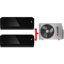 Arçelik 1+5 Multi Sistem 36100 Md Pro Dış Ünite (2 Adet 24 Btu Siyah Iç Üniteler) Duvar Tipi Klima