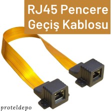 IRENIS Irenıs RJ45 Ethernet Pencere Geçiş Kablosu, 10 Mbps