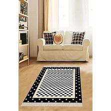 Belirtilmemiş Pelangi Dama Desenli Geometrik Dijital Baskı Yıkanabilir Kaymaz Taban Modern Salon Halı ve Yollu, K
