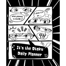 Belirtilmemiş Otaku Daily Planner: Anime Manga Japanese Art Inspired Notebook, Organizer, Bullet Journal, To Do L