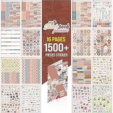 Belirtilmemiş Colortouch Planner Sticker Set - 1500+ Adet Çıkartma - Takvim, Ajanda, Günlük, Planlayıcı, Not Deft