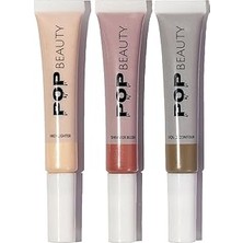Belirtilmemiş Pop Beauty Allık, Kontür, Aydınlatıcı 3'lü Set (Blush, Contour, Highlighter)