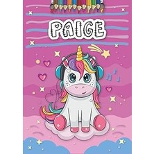 Belirtilmemiş Independently Published Paige: Personalized Coloring Book For Paige | Theme: Unicorn | Birthday Gif