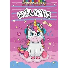 Belirtilmemiş Independently Published Mélanie: Livre De Coloriage Personnalisé Pour Mélanie | Licorne | Cadeau D'