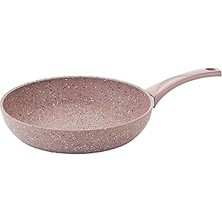 Belirtilmemiş Oms 22 cm Kahverengi Yapışmaz Granitec Kızartma Tavası - Türkiye'de Üretilmiştir