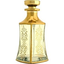 Belirtilmemiş Ihvan Online Parfüm Esans Cam Şişesi Gold Boş Esans Cam Şişesi Dekorotif Vitrin Şişesi 150 Ml. X009
