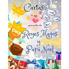 Belirtilmemiş Cartas Para Escribir A Los Reyes Magos Y Papá Noel. ¡páginas De Colores! Sobres De Papel. Felicitac