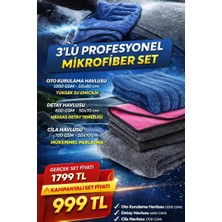 MF SuperClean Mikrofiber Oto Bez Seti -  Premıum Paket - Kurulama-Cila-Detay Havlusu