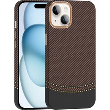 Moby Shop iPhone 14 Kılıf M-Safe Özellikli ve Karbon Tasarımlı Şık Armalux Premium Sert Kapak