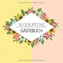 Belirtilmemiş 18. Geburtstag Gästebuch: Vintage Gästebuch Album - 18 Jahre Geschenkidee Zum Eintragen Und Zum Aus