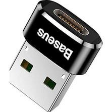 Belirtilmemiş Baseus, Bilgisayar/telefon Mini Hub Adaptörü, Siyah, 3A, Giriş: USB Type A 2.0, Çıkış: USB Type C,s