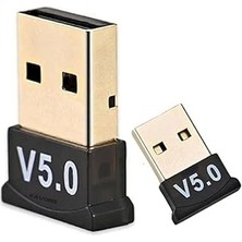 Belirtilmemiş Sanec Masaüstü Bilgisayar Bluetooth Adaptör V5.0 USB Dongle Bluetooth Aparatı Çevirici Dönüştürücü