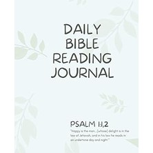 Belirtilmemiş Independently Published Daily Bible Reading Journal : Encouraging Bible Reading: 100 Pages | 7.5 x