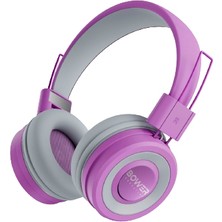 Bower Pure Kulak Üstü Bluetooth Kulaklık 5.0 Lila Renkli Stereo Müzik Dinleme Özelliği