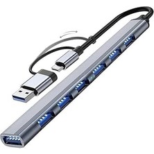 Belirtilmemiş Heartz Çok Fonksi̇yonlu Pd USB Type C Çoğaltici Hub Çeşi̇tleri̇ Her Ihti̇yaci Gi̇derecek Çeşi̇t Mevcuttur