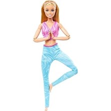 Belirtilmemiş Barbie® Sonsuz Hareket™ Bebeği, Çıkarılabilir Sporcu Atleti ve Tayt Giyen, Sarışın 22 Bükülebilir Eklemli