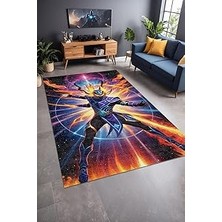 Belirtilmemiş Magic Şönil Oyuncu Odası Halısı Kaymaz Pamuk Tabanlı Yıkanabilir Antibakteriyel Gamer, Gaming Halıs
