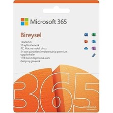 Belirtilmemiş Microsoft 365 Bireysel Türkçe, Yazılım