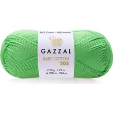 Gazzal Baby Cotton %50 Pamuk %50 Akrilik Bebek ve Amigurumi Ipi 50 gr 205 M-529