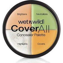 Belirtilmemiş Wet N Wild Coverall Concealer Palette Kapatıcı Paleti