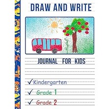 Belirtilmemiş Independently Published Draw And Write Journal For Kids K-2: Draw And Write Journal For Grades K-2