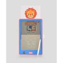 Belirtilmemiş Let's Be Child Saydam LCD Dijital Eğitim Tableti LC-31052 Mavi̇