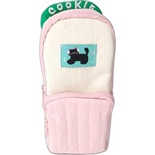 Belirtilmemiş Ecrou Cookie Nakışlı Dikey Kalemkutusu Pembe
