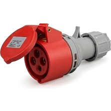 Belirtilmemiş Cee Norm 32A 380/415V IP44 5k Uzatma Pri̇zi̇
