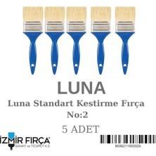 Izmir Fırça Luna Standart Kestirme Fırça No:2 (5 Adet)