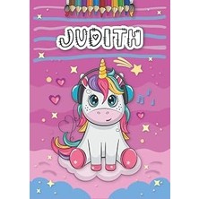 Belirtilmemiş Independently Published Judith: Personalized Coloring Book For Judith | Theme: Unicorn | Birthday G