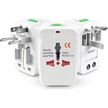 Belirtilmemiş Wellhise Evrensel Priz Çevirici Seyahat Tipi Universal Adaptör – Ingiliz, Amerikan ve Avustralya Fi