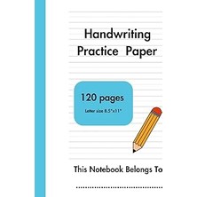 Belirtilmemiş Independently Published Handwriting Practice Paper With Dotted Midlines For Student Kids - 120 Page